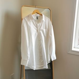 Oversized cotton shirt